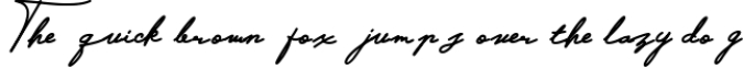 Harvey Dent Signature Font Preview