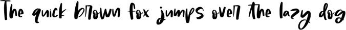 Molly & Elroy - A Bold Handwritten Script Font Font Preview