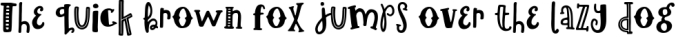 Lemon Slice Font Trio Font Preview