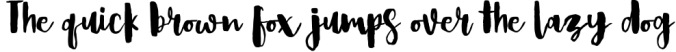 Bold Ink Simple Script Font Preview