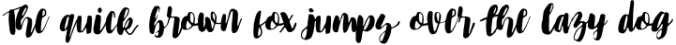 The black cats brush Script Font Preview