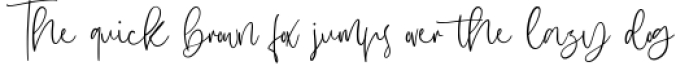 Hugesnow - Signature Font Font Preview