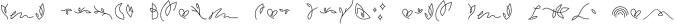 Aronia - Thin Line Logo Font Font Preview
