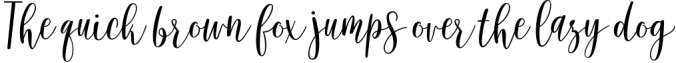 Sarinah Script Font Preview