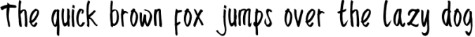 Sencillo Hand Drawn Font Preview