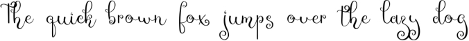 Chiquita - curly script font Font Preview