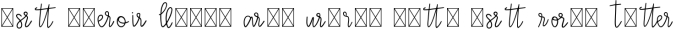 KHLOE Thin Script Handwritten .OTF Font Font Preview