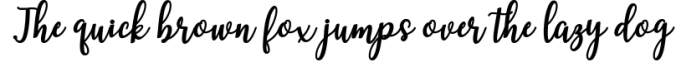 Hearted Script Font Preview