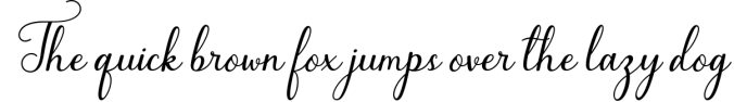 Bluebell - Calligraphy Font Font Preview