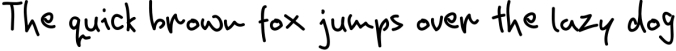 HominFun Handwriting Font Font Preview