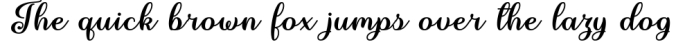 June Calligraphy Font Preview