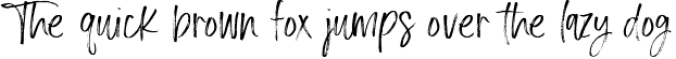 Teaspoon - A Handwritten Brush Font Font Preview