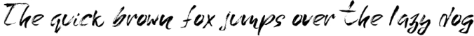 Grunge dry brush font Font Preview