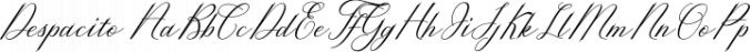 Despacito Font Preview