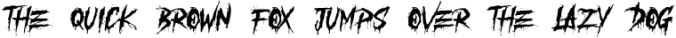 REBORN ZOMBIES Font Preview