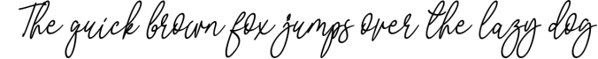Malibbie Signature Font Preview