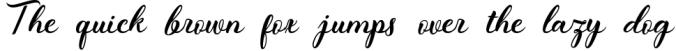 Fanesia script Font Preview