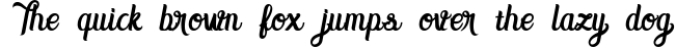 Amora Script Font Preview