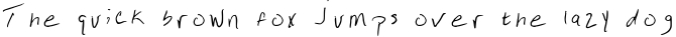 Quick Hand Font Preview