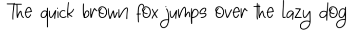 Simplicity - Handwritten Font Font Preview