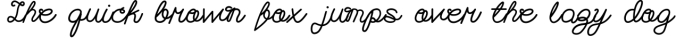 Marifessa Font - a handwritten script font Font Preview