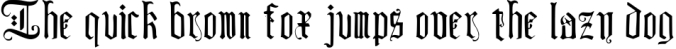 DEIMOS, a Blackletter Typeface Font Preview