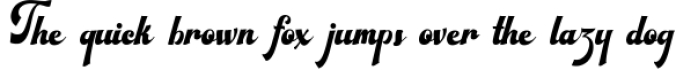 Flattery Font Preview