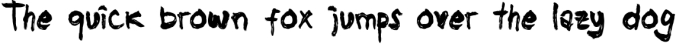 Dust Font Preview