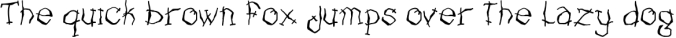 Dark Place Font Preview
