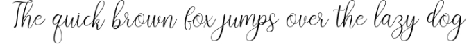 malisa script Font Preview