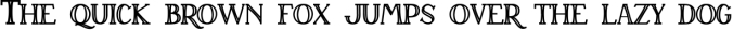 Aleman serif font Font Preview