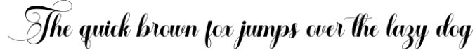 Fugenta Script Font Preview