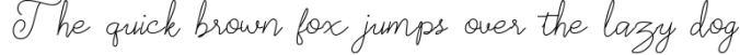 Marryland Handwritten Script Monoline Font Preview