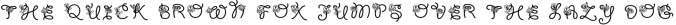 Joyful Monogram Font Preview