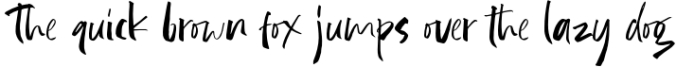 Beautiful Weakness - Handwritten Font Font Preview