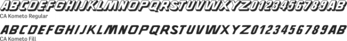 CA Kometo Font Preview