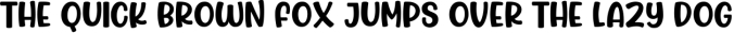 Jumping Unicorn Font Preview