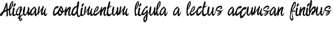 Brush Letter Font Preview