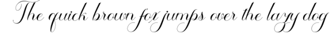 Thamron - Elegant Calligraphy Font Preview