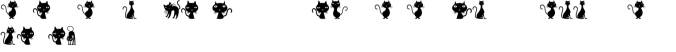 Cats Font Preview