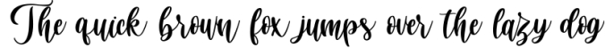 Virgi Ella - Lovely Calligraphy Font Font Preview