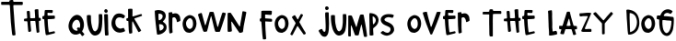 Quirky Hand-lettered Font Font Preview