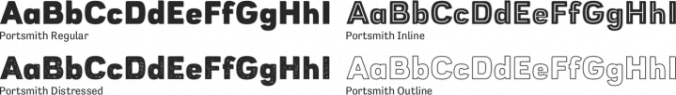 Portsmith Font Preview