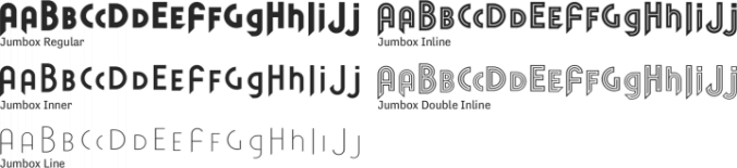 Jumbox Font Preview