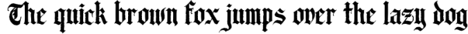 Candelabra Blackletter Font Font Preview