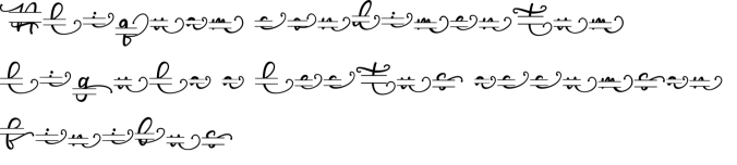 Poppy Monogram Font Preview
