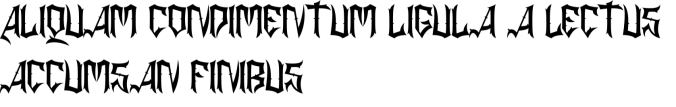 Asgore Font Preview