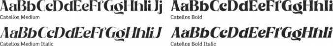 Catellos Font Preview