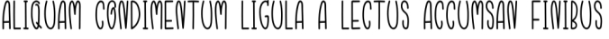 Workaholic Font Preview