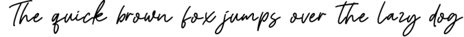 Menthol Signature Font Preview